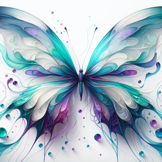 Vibrant Butterflies with Flowing Wings