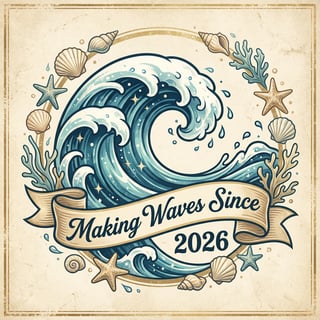 Elegant Ocean Wave Design 2026
