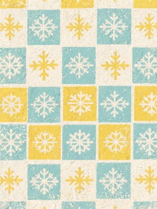 Geometric Snowflake Pattern Tiles