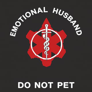 Emotional Support Husband Emblem
