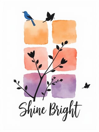 Sunset Palette Watercolor Art