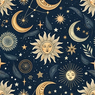 Bohemian Celestial Pattern