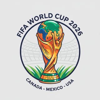 2026 World Cup Trophy Vector Design