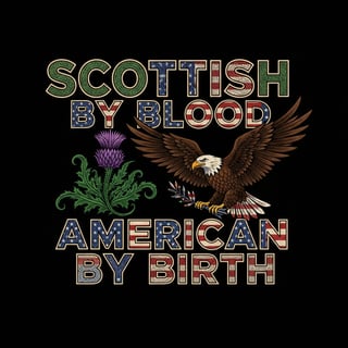 Scottish American Typography Design