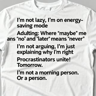 Sarcastic Slogans for Shirts