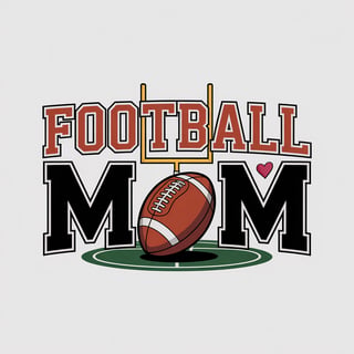 Football Mom Retro Design
