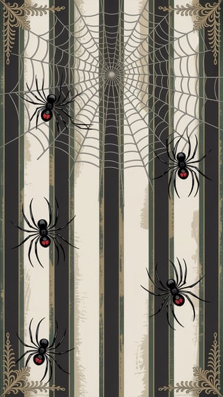 Vintage Haunted Manor Wallpaper