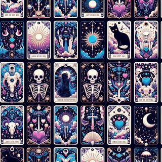 Celestial Tarot Card Pattern Wrap