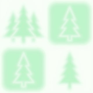 Christmas Tree Icon Grid