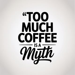 Minimalist Coffee Quote Design