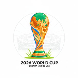 2026 World Cup Trophy Vector Design