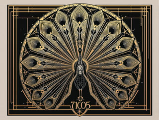 Art Deco Peacock Design