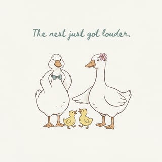 New Parents Goose Family Design