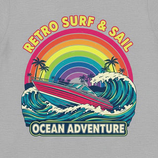 Energetic Nautical Speedboat T-Shirt Art