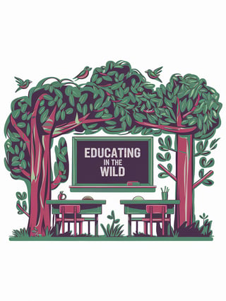 Outdoor Classroom Illustration