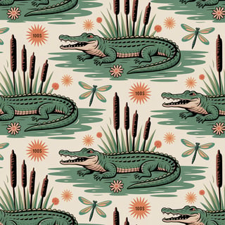 1950s Florida Kitsch Tumbler Pattern