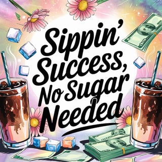Sippin’ Success Iced Coffee Art
