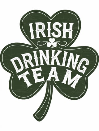 Irish Drinking Team T-Shirt Design