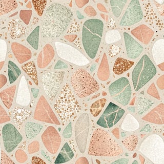 Seamless Terrazzo-Mosaic Pattern