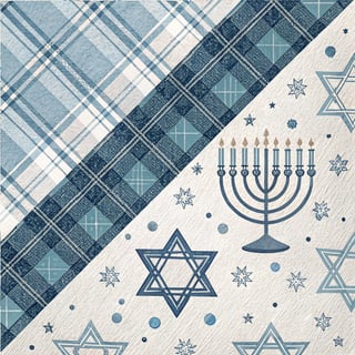 Seamless Hanukkah Wrap Design