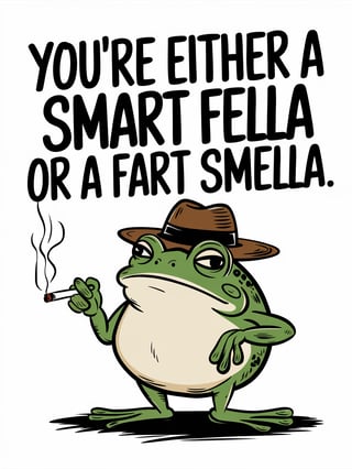 Funny Frog T-Shirt Design