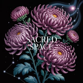Chrysanthemums with Scorpio Constellation