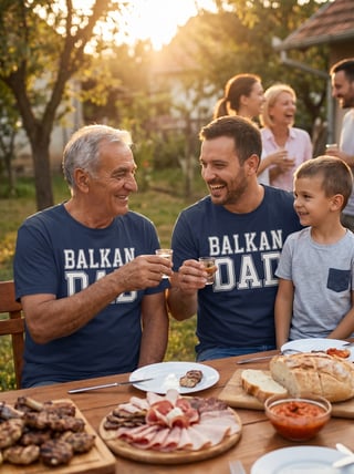 Balkan Family Bonding at Golden Hour