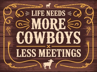 Vintage Western Typography Design