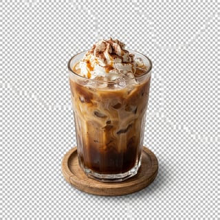 Photorealistic Iced Coffee Cutout