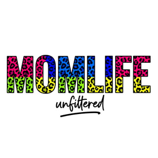 Colorful MOMLIFE Leopard Print Design