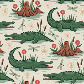 1950s Florida Kitsch Tumbler Pattern