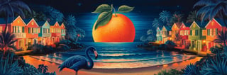 Serene Caribbean Night Scene