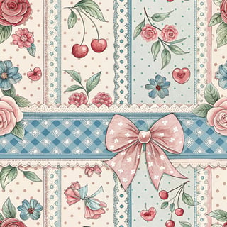 Coquette Nursery Chic Pattern