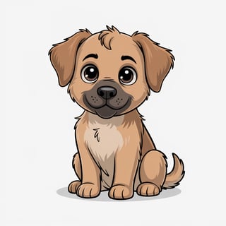 Cute Animated Nursery Art Dogs