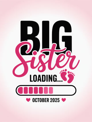 Big Sister Announcement Graphic