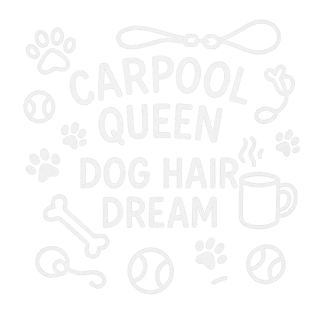 Dog Mom Line-Art T-Shirt Design