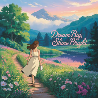 Studio Ghibli Inspired Ethereal Landscape