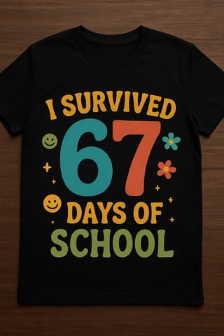 Cute Black T-Shirt Design