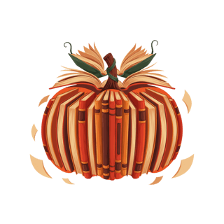 Pumpkin Book Silhouette
