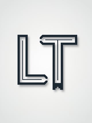 Modern LT Logo Design for Ticket Shop
