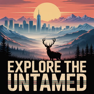 Rustic Outdoors Adventure with NY Skyline