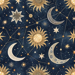Bohemian Celestial Pattern