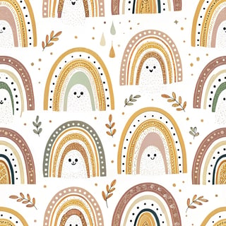 Boho Rainbows with Minimalist Ghosts