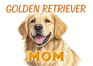 Joyful Golden Retriever Portrait