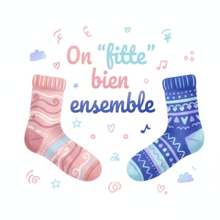 Digital Illustration of Matching Socks