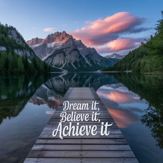 Serene Mountain Sunset Landscape Wallpaper