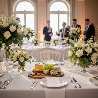 Elegant Wedding Reception Setting