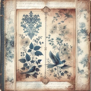 Vintage Junk Journal Page