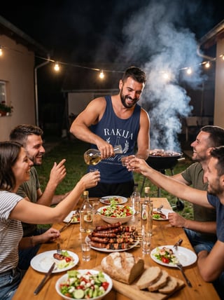 Balkan Backyard Gathering with Rakija