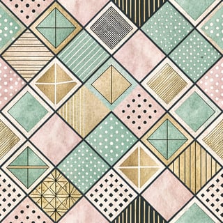 Mid-Century Geometric Pattern